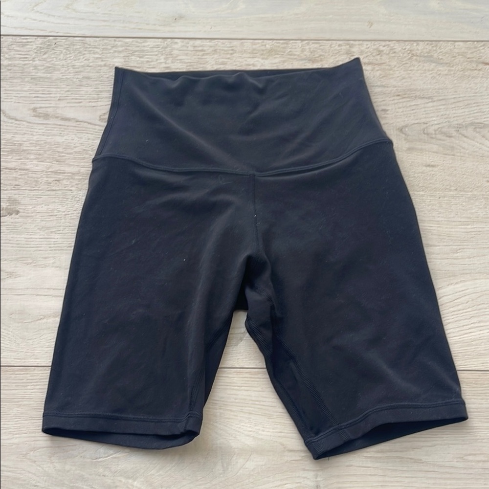 Black Women's High-Waisted Lulu Biker Shorts